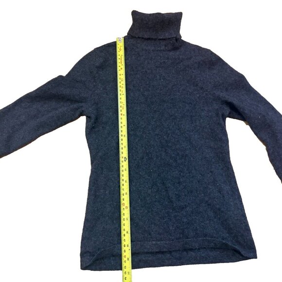 LORD & TAYLOR Sweater Womens XS Gray 100% Cashmere Turtleneck Pullover Jumper - Picture 5 of 5